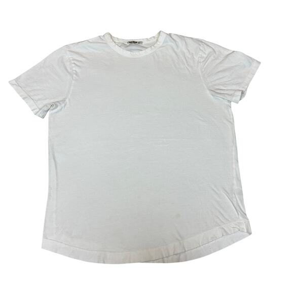 Buck Mason Curved Hem Slub Cotton Short Sleeve T Shirt Men's Medium - Picture 1 of 12